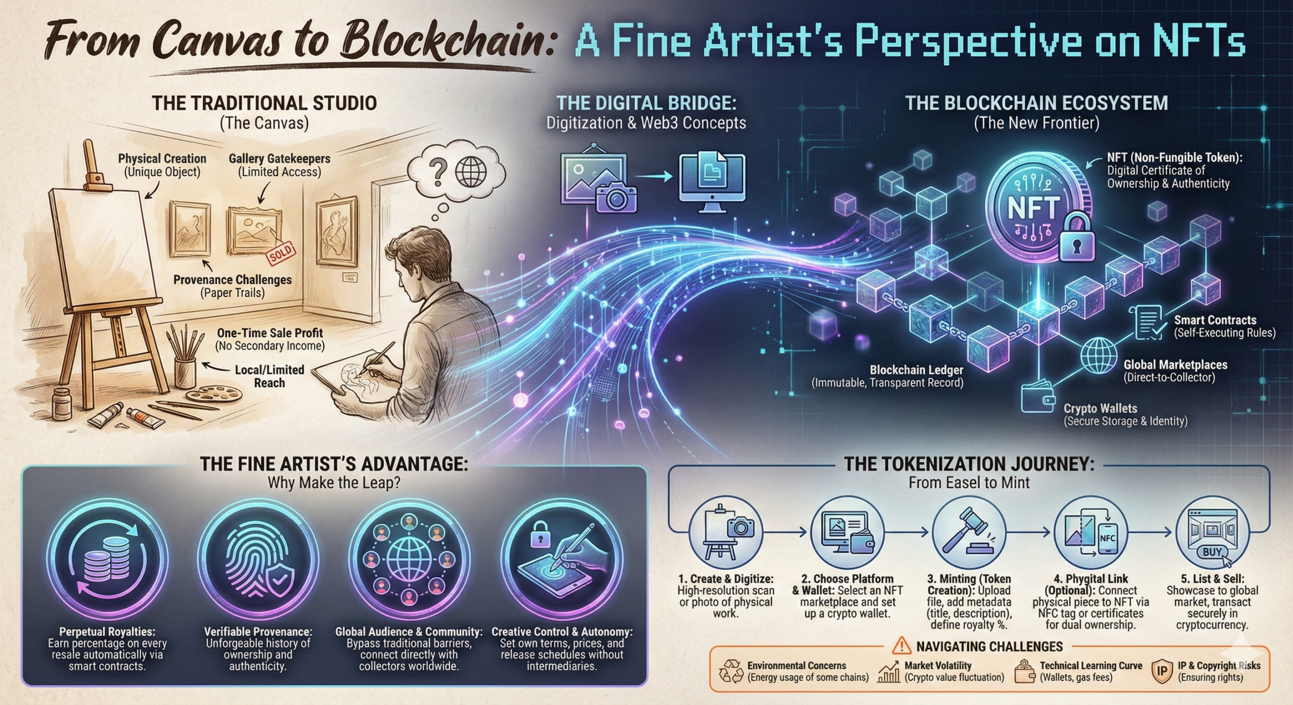From Canvas to Blockchain: A Fine Artist’s Perspective on NFTs